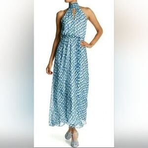 Calvin Klein Chiffon Maxi Dress, Size 4